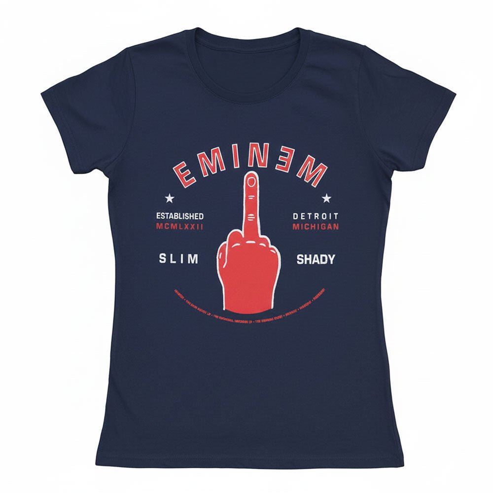 EMINEM エミネム - Detroit Finger / Tシャツ / レディース - PGS